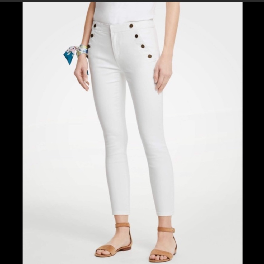 Ann Taylor Skinny Sailor Jeans